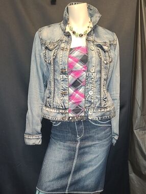 CARRELI JEANS Light Wash Denim Jacket